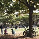 ...e mamme con i passeggini